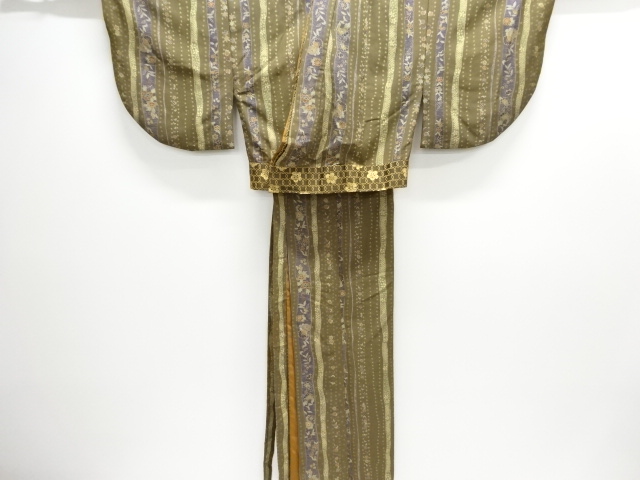 JAPANESE KIMONO / TWO-PIECE KOMON / FLOWER